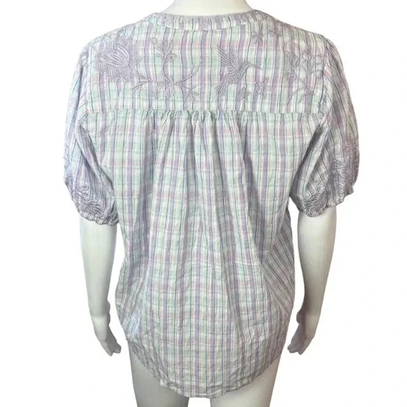 Johnny Was Puff Sleeve Blouse - Picture 7 of 13